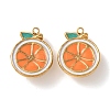 304 Stainless Steel Enamel Pendants STAS-K326-01E-G-1