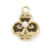 Rack Plating Alloy Enamel Pendants PALLOY-P309-05G-01-1