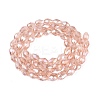 Transparent Electroplate Glass Beads Strands EGLA-N013-T4mm-B29-2
