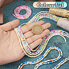  8 Strands 8 Color Glass Seed Bead Strands GLAA-TA0001-46-12