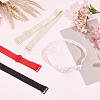 8 Pairs 4 Colors Adjustable Nylon Bra Straps FIND-GO0002-20-4