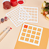 Acrylic Drawing Painting Stencils Templates DIY-BC0015-50D-4