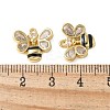 Brass Micro Pave Cubic Zirconia Pendants KK-P290-32G-3