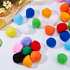 72Pcs 12 Colors Polypropylene Pompom Ball DIY-FH0010-22-4