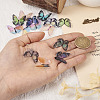 14Pcs 7 Colors Transparent Resin Pendants RESI-TA0001-94-6