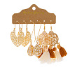 Alloy Dangle Earring Sets WH-WG30176-01-5