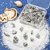 100Pcs 10 Styles Tibetan Style Alloy Whelk/Conch Shell Pendants TIBEP-CJ0001-61-5