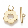 Brass Toggle Clasps KK-T051-23G-NF-3