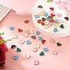 50Pcs Alloy Enamel Charms ENAM-TA0002-90-5