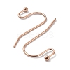 Ion Plating(IP) 316 Stainless Steel Earring Hooks STAS-E145-09RG-2