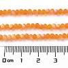 Imitation Jade Glass Beads Strands EGLA-YW0003-19A-22-5