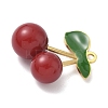 304 Stainless Steel with Acrylic Cherry Pendants STAS-G362-05G-01-2