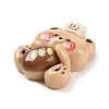 Bear Bread Opaque Resin Decoden Cabochons CRES-Q220-05C-2