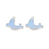 Rack Plating Alloy Enamel Sea Lion Pendants ENAM-T024-81A-P-1