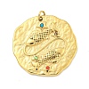 Real 18K Gold Plated PVD Vacuum Plating 304 Stainless Steel Pendants STAS-L278-003G-12-1