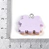 Resin Pendants RESI-I061-08B-3