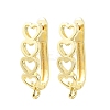 Brass Hoop Earring Findings KK-CBA5558-01G-1