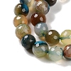 Natural Agate Beads Strands G-M437-B01-01C-4