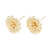 Brass Stud Earrings for Women KK-CBA866A-09G-2