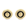 PVD Vacuum Plating Golden 304 Stainless Steel Stud Earrings for Women EJEW-Z068-12G-2