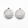 Non-Tarnish 201 Stainless Steel Pendants STAS-O118-47P-1