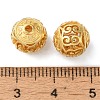 Rack Plating Hollow Brass Beads KK-P276-02D-G-2