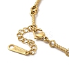 Ion Plating(IP) 304 Stainless Steel Twist Bar Link Bracelet for Women BJEW-G667-01G-3