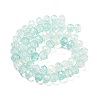 Transparent Crackle Glass Beads Strands CCG-L050-01A-07-3