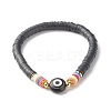 Handmade Polymer Clay Heishi Beads Stretch Bracelets Set BJEW-JB07370-6