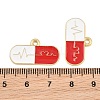 Medical Theme Alloy Enamel Pendants AL-CBA2919-03G-08C-3