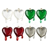 8Pcs 4 Colors Transparent Resin Pendants RESI-YW0003-19-1
