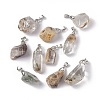 Natural Lodolite Quartz Pendants LS-G-H259-07P-03-1