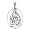 201 Stainless Steel Pendants STAS-Q341-25P-1