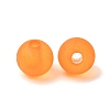 Round Transparent Acrylic Beads PL582-7-2