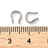 Rhodium Plated 925 Sterling Silver Ear Cuff Findings STER-K176-27P-3