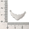 Tarnish Resistant 304 Stainless Steel Connector Rhinestone Settings STAS-K263-43P-3