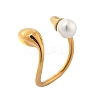 304 Stainless Steel Cuff Rings RJEW-D317-03G-4
