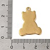 Ion Plating(IP) 304 Stainless Steel Pendants STAS-N103-20G-3