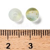 Frosted Transparent Acrylic Beads OACR-F013-12H-3