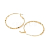 Brass Round Ring Hoop Earrings LS-EJEW-A025-01D-2