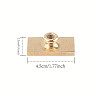 Wax Seal Brass Stamp Head AJEW-WH0215-010-2