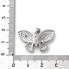 Brass Micro Pave Cubic Zirconia Pendants KK-P320-03A-P-3