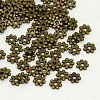 Tibetan Style Alloy Daisy Spacer Beads K08SK071-1