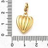 Heart 304 Stainless Steel Pendant Decorations STAS-R159-41G-06-3