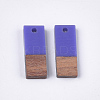 Resin & Walnut Wood Pendants RESI-S358-79H-2