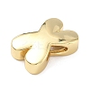 Brass Initial Beads KK-B167-27G-01X-2