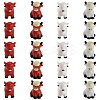20Pcs 4 Styles Resin Yak Figurines CRES-SZ0001-44-1