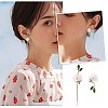 Daisy & Bee Enamel Asymmetric Earrings JE963A-7
