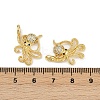 Brass Micro Pave Cubic Zirconia Pendants KK-C093-12G-3