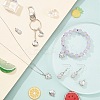 16Pcs 4 Style 201 Stainless Steel Pendants STAS-UN0030-23-3